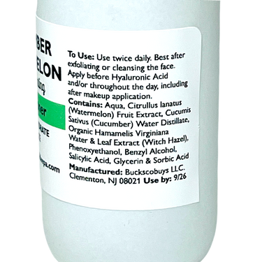 Hydrating Toner - Cucumber Watermelon